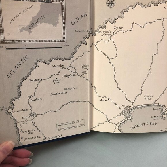 Vintage Hardback Book Penmarric Susan Howarth 1971 1st Printing Gothic Cornwall - Picture 5 of 6